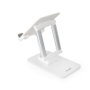 Tooq Soporte de Sobremesa Ajustable para Móvil o Tablet de hasta 12.9" - Blanco